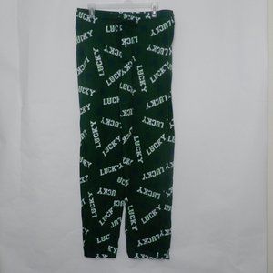 Bioworld Allover Lucky Clover Pajama Sleep Pants